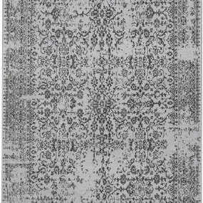 Diamond Carpets koberce Ručne viazaný kusový koberec Diamond DC-JK 1 silver / black - 245x305 cm