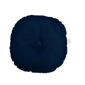 Dekoračný okrúhlý vankúš Basic - Dark Blue