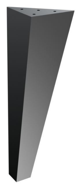 RMP Nábytková noha Dionyzos 30 cm čierna NOHA025/30