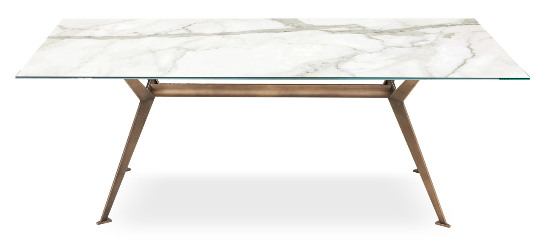RIFLESSI - Stôl MASTER s obdĺžnikovou keramickou doskou