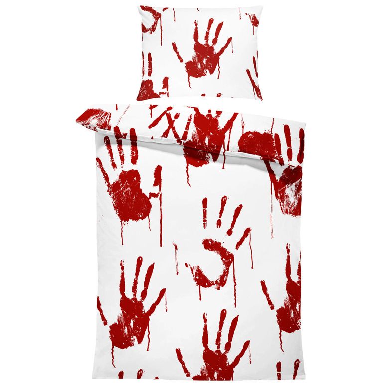 Obliečky Bloody Hand (Rozmer: 1x150/200 + 1x60/50)