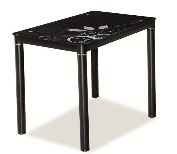 Jedálenský stôl TAMAR 100x60, čierny