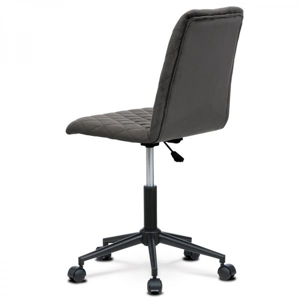Autronic -  Kancelárská stolička Junior KA-T901 GREY4, sivá zamatová látka
