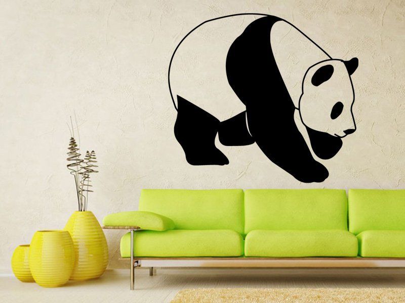 Samolepka na zeď Panda 004