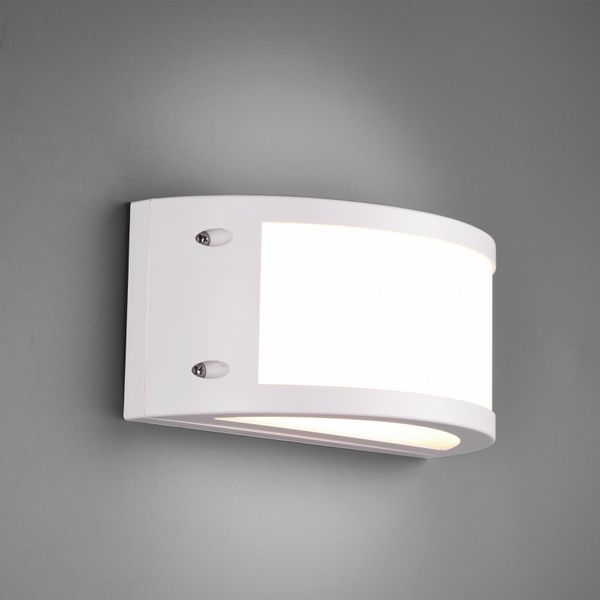 Trio R22151131 LED záhradná nástenná lampa Kendal 1x12W | 3000K | IP54 - matná biela