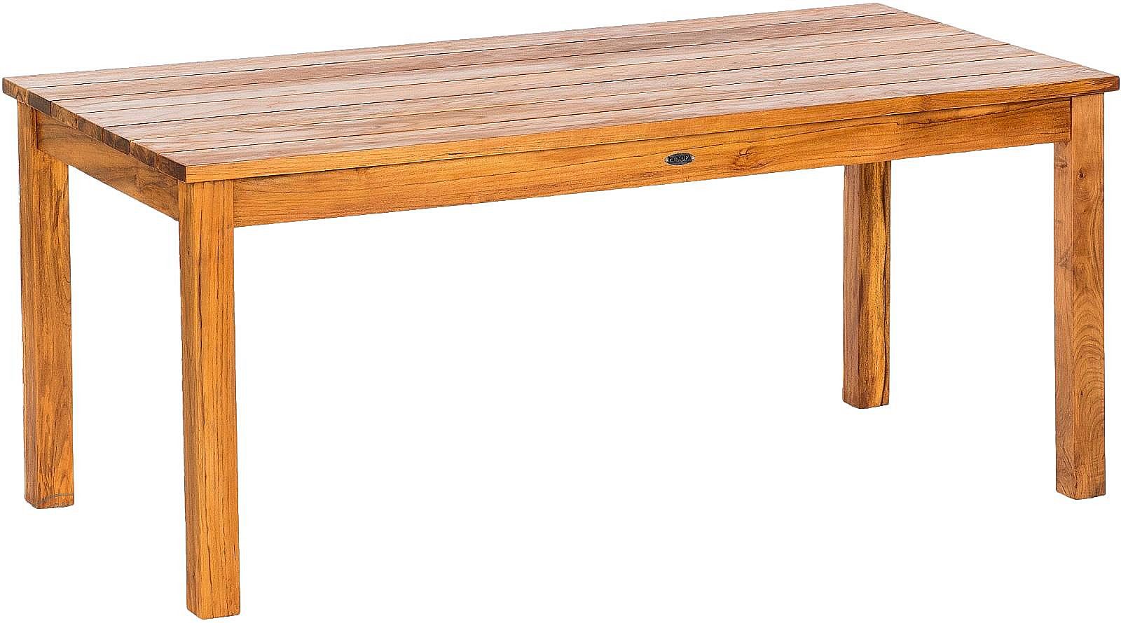 DEOKORK Záhradný teakový stôl GIOVANNI (rôzne dĺžky) 180x90 cm