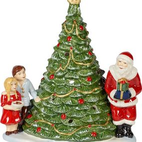 Villeroy & Boch Christmas Toys svietnik, Santa Claus pri stromčeku, 23 cm 14-8327-6641