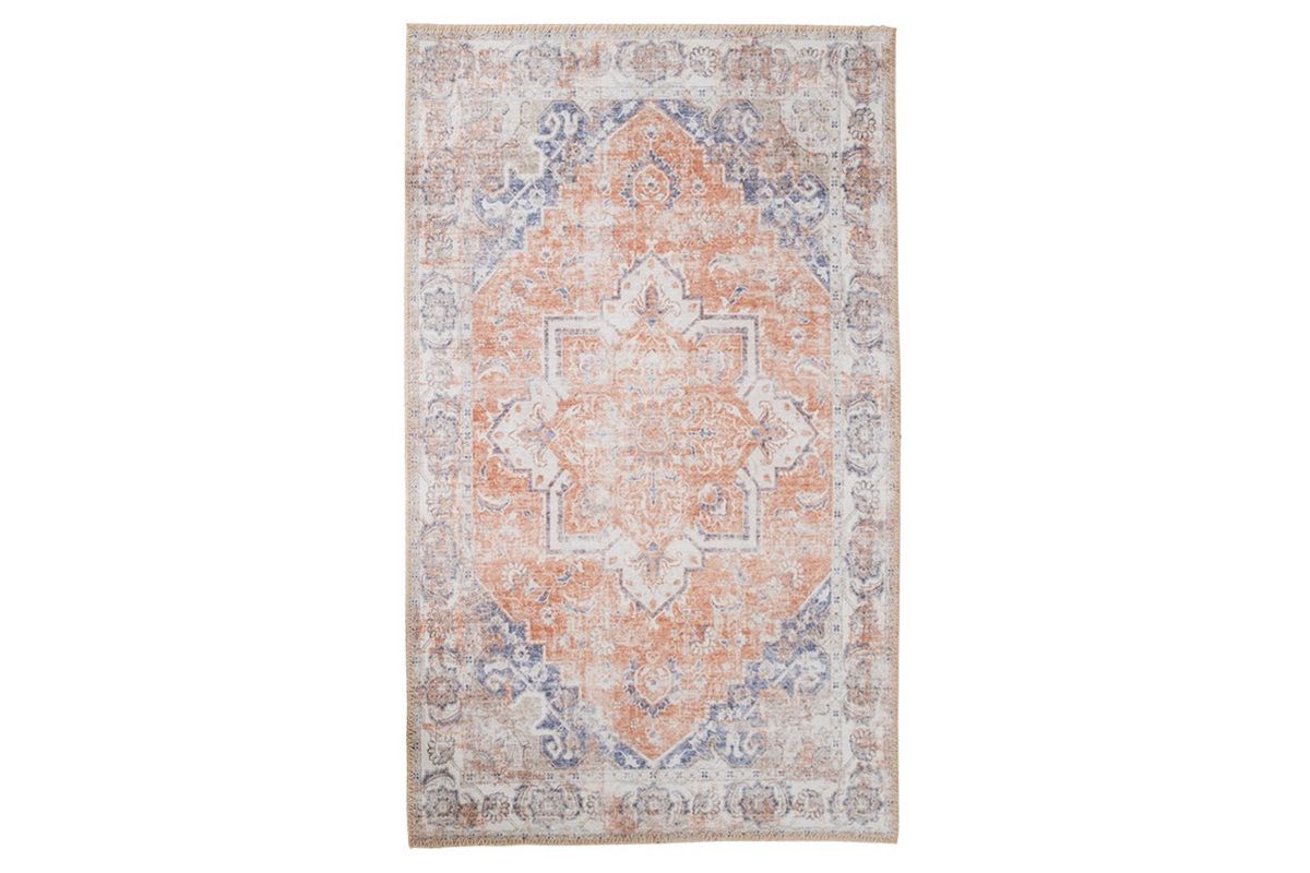 Dizajnový koberec Maile 300 x 200 cm oranžový / modrý