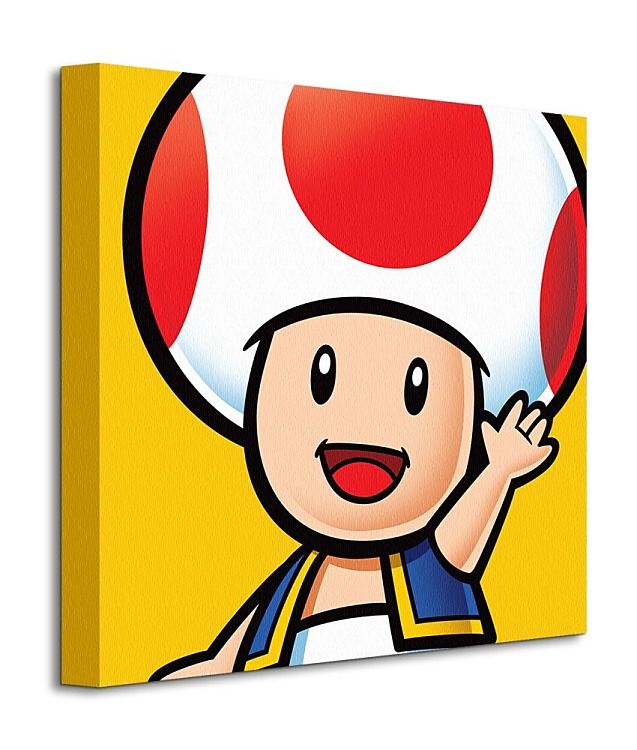 Super Mario (Toad) - Obraz na płótnie WDC95444