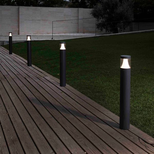 FARO BARCELONA Chodníkové LED svietidlo Plim, hliník, plast, 10W, K: 65cm