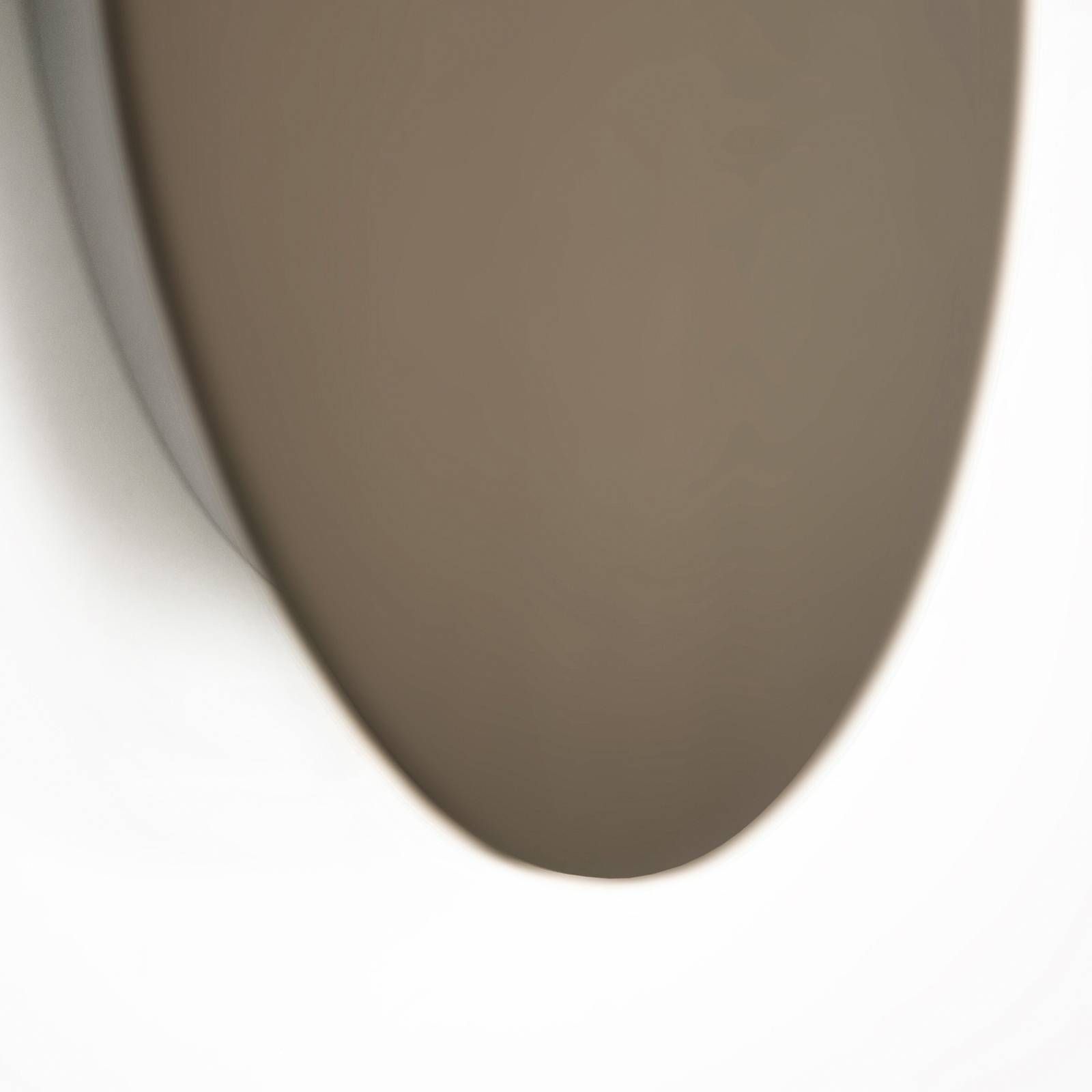 Escale Blade nástenné LED svetlo bronzová Ø 44 cm, Obývacia izba / jedáleň, hliník, 18.5W
