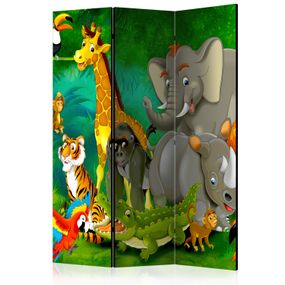 Artgeist Paraván - Colourful Safari [Room Dividers]