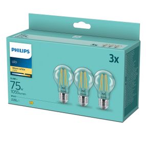 Philips 8718699696955 LED žiarovka filament E27 8,5W/75W 1055lm A60 2700K