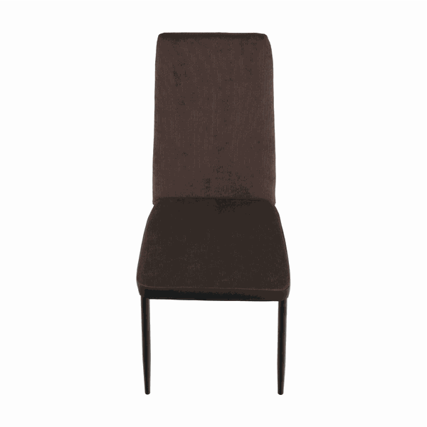 Jedálenská stolička, tmavohnedá/čierna, ENRA