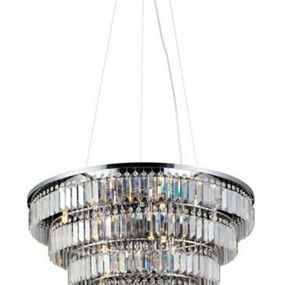 Závěsné/stropní přisazené svítidlo AZzardo Salerno XL pendant/top AZ2927 G9 12x40W IP20 80cm křišťálové