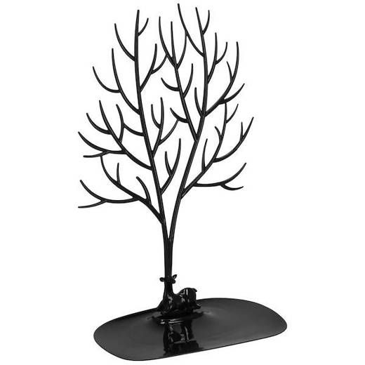 Springos Stojan na bižutériu - čierny stromček