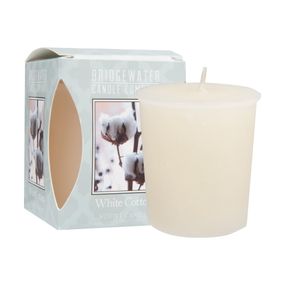 Vonná sviečka doba horenia 15 h White Cotton – Bridgewater Candle Company