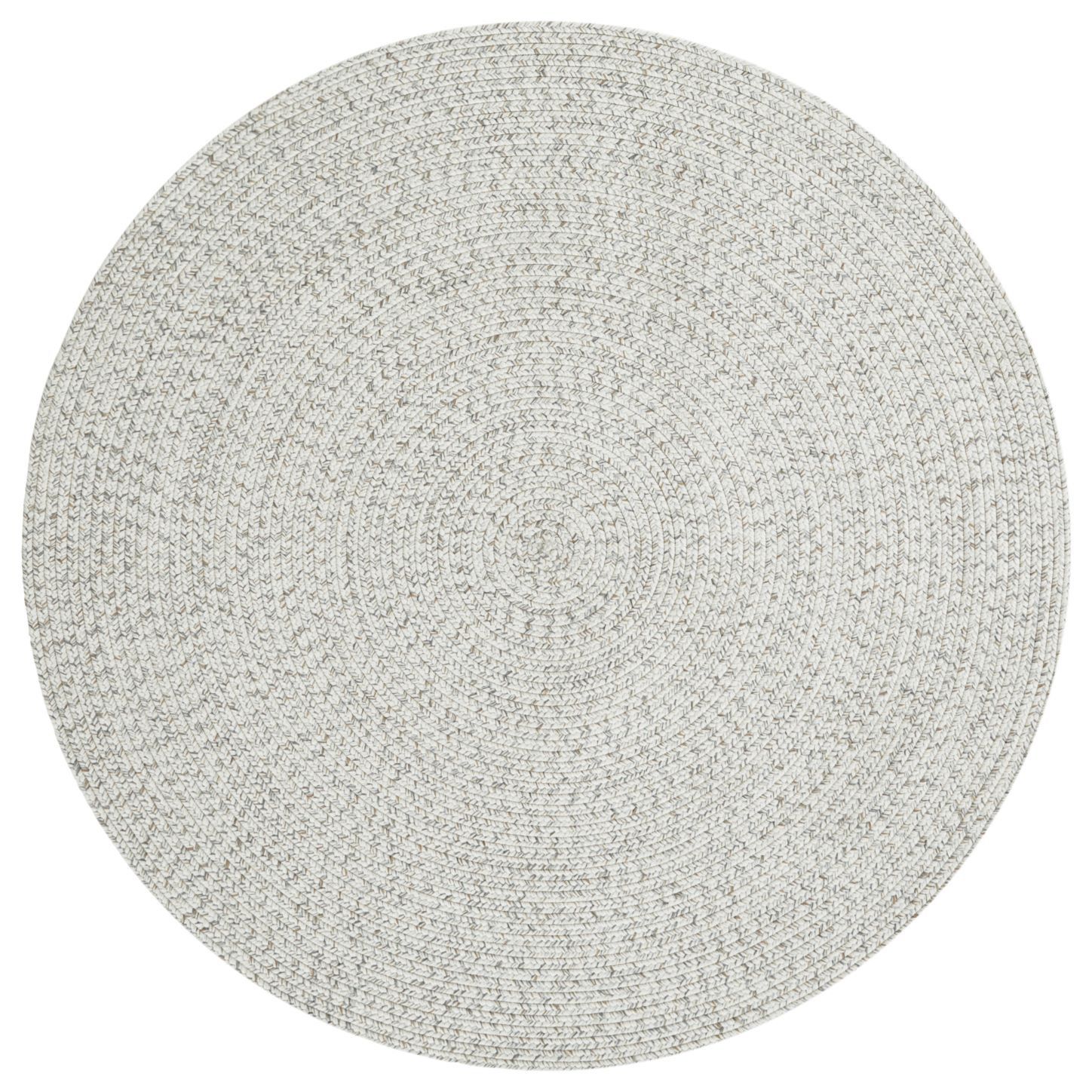 NORTHRUGS - Hanse Home koberce Kusový koberec Braided 105553 Light Melange kruh – na von aj na doma - 200x200 (priemer) kruh cm