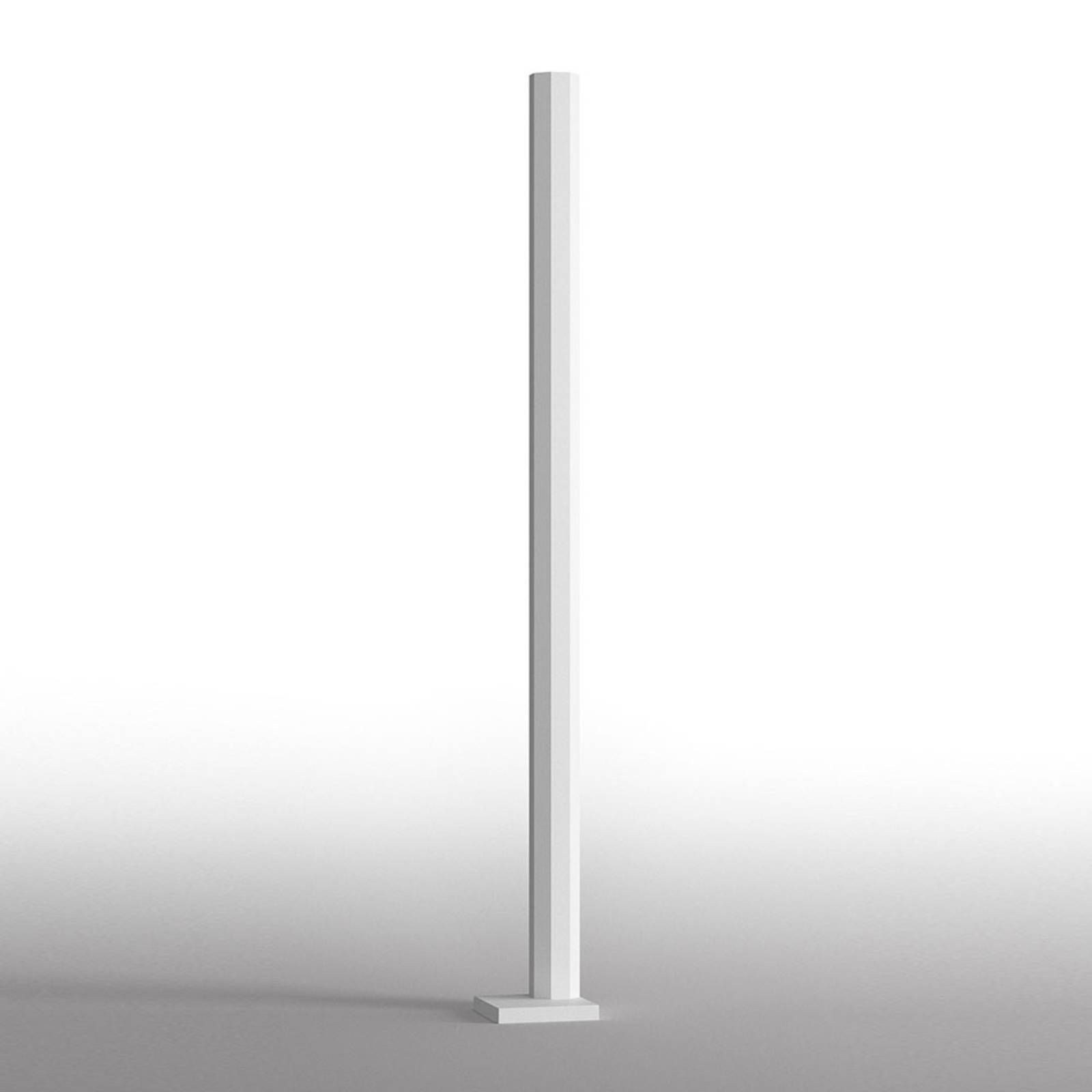 Rotaliana Ciminiere d'Italia F2, biela/biela, Obývacia izba / jedáleň, hliník, 40W, P: 9.2 cm, L: 9.2 cm, K: 180.5cm