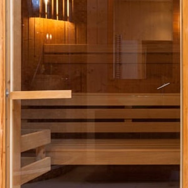 Fototapeta na dvere s motívom sauny