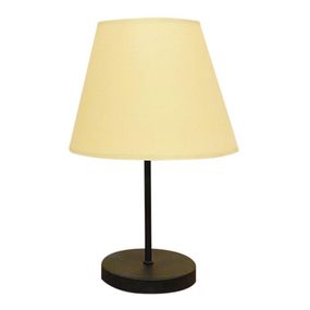 Stolná lampa 1xE27/60W/230V čierna