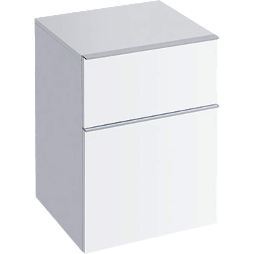 Geberit iCon - Postranná skrinka, 450x600x477 mm, biela lesklá 840045000