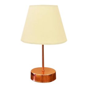 Stolná lampa 1xE27/60W/230V medená