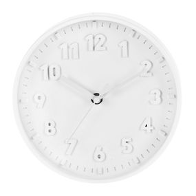 SEGNALE Nástěnné hodiny ručičkové 20 cm bílá KO-837000750bila