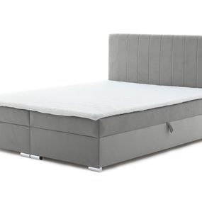 Expedo Čalúnená posteľ boxspring WILDE + topper, 160x200, trinity 14