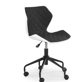 Kancelárska stolička Dorie čierna/biela