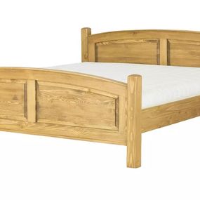 Manželská posteľ z dreva 180x200 acc 05 - k03 biela patina