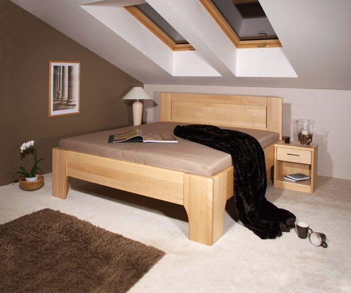 Masívna posteľ s úložným priestorom olympia 2 - 160/180 x 200cm - 160