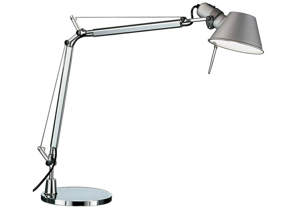 ARTEMIDE - Stolová lampa Tolomeo Midi Tavolo LED 3000K - strieborná