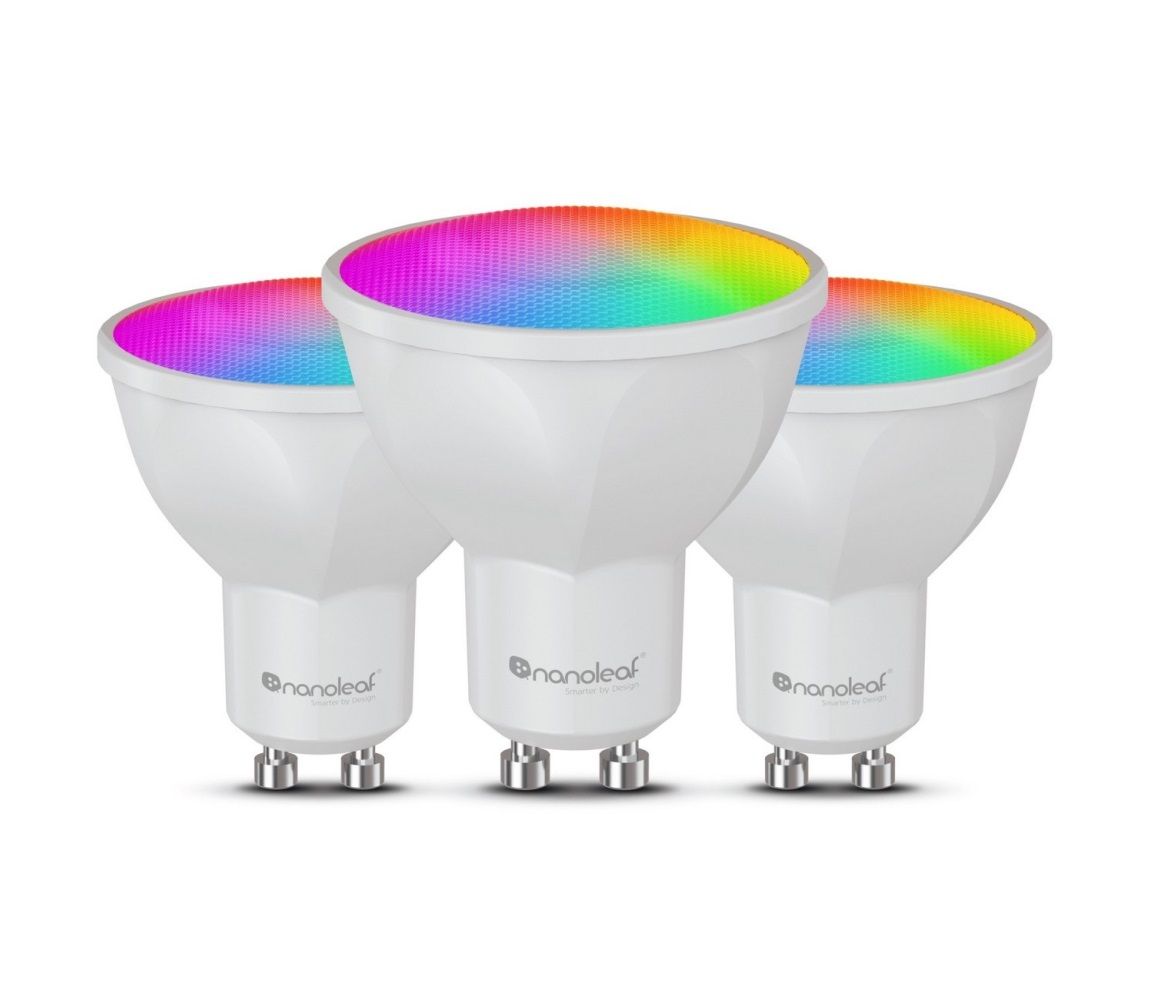 SADA 3x LED RGBCW Stmievateľná žiarovka ESSENTIALS GU10/5W/230V 2700-6500K CRI 90