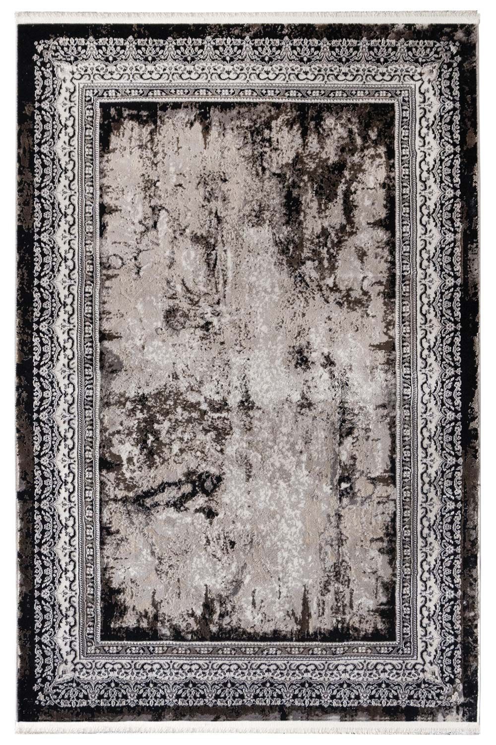 Kusový koberec ORIENTAL 3969 Black/Beige 80x150 cm