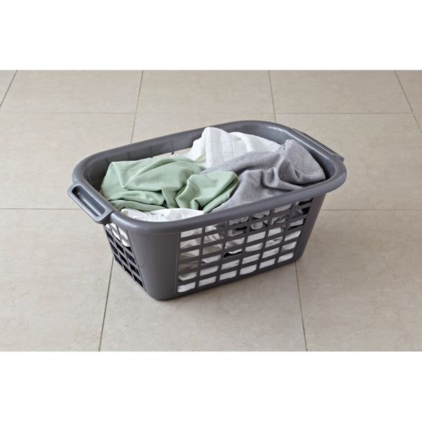 Sivý kôš na bielizeň Addis Rect Laundry Basket, 40 l