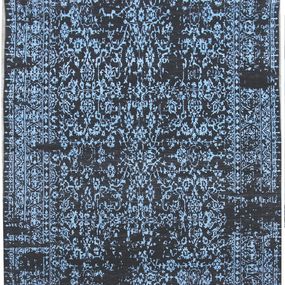 Diamond Carpets koberce Ručne viazaný kusový koberec Diamond DC-JK 1 Denim blue / aqua - 365x550 cm