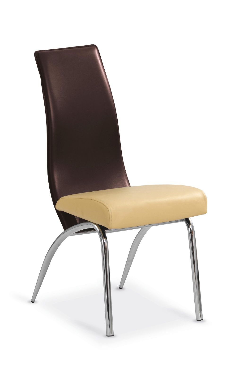 Jedálenská stolička K2 bezovo hnedá