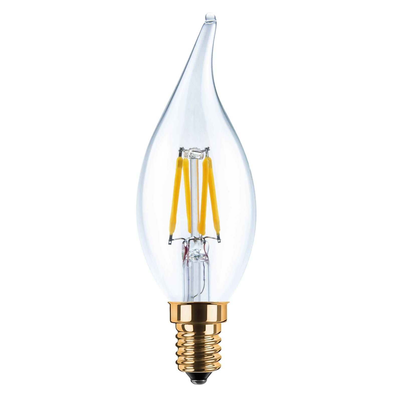 Segula SEGULA LED náraz vetra E14 3W 2 200K filament, E14, 3W, Energialuokka: F, P: 11.2 cm