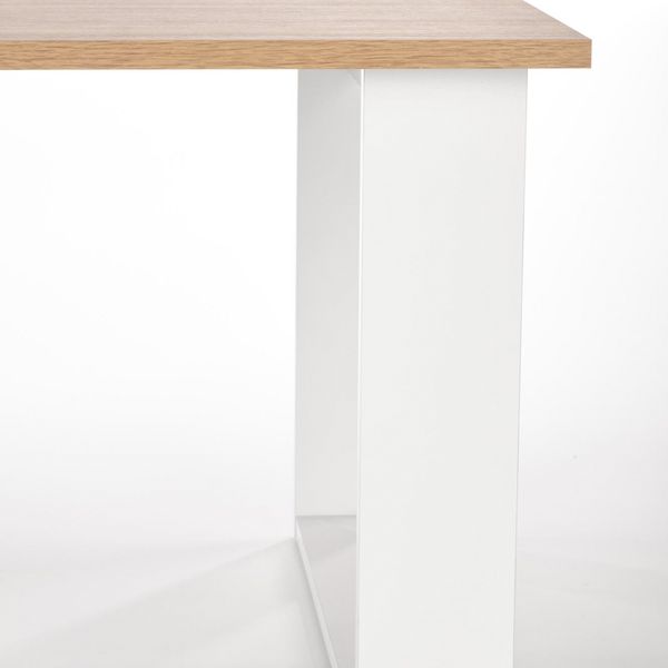 Konferenčný stolík Libra - dub zlatý / biela