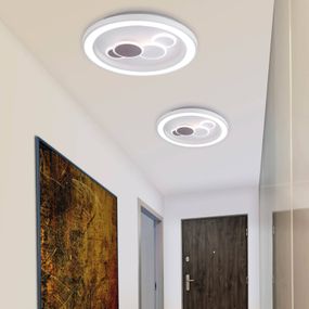Paul Neuhaus Eliza stropné LED svetlo Ø 60 cm, Obývacia izba / jedáleň, kov, plast, 55.5W, K: 8cm