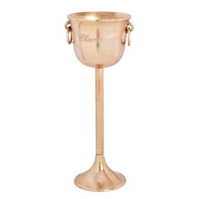 Dizajnový chladič šampanského Champagne 80 cm zlatý