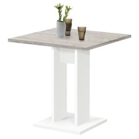 Sconto Jedálenský stôl BANDOL 1 dub pieskový/biela