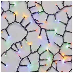 Emos LED vianočná reťaz – ježko 8m, vonkajšia aj vnútorná, multicolor, časovač D4BM02