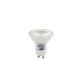 Trio 956-5736 LED bodová žiarovka Reflektor 1x5W | GU10 | 400lm | 3000K - 3 fázové stmievanie, strieborná