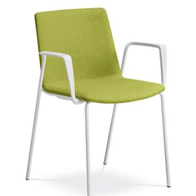LD SEATING Konferenčná stolička SKY FRESH 055-N0/BR-N0, bílé područky