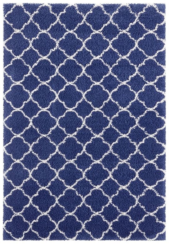 Hanse Home Collection koberce AKCIA: 80x150 cm Kusový koberec Grace 104406 Blue / Cream - 80x150 cm