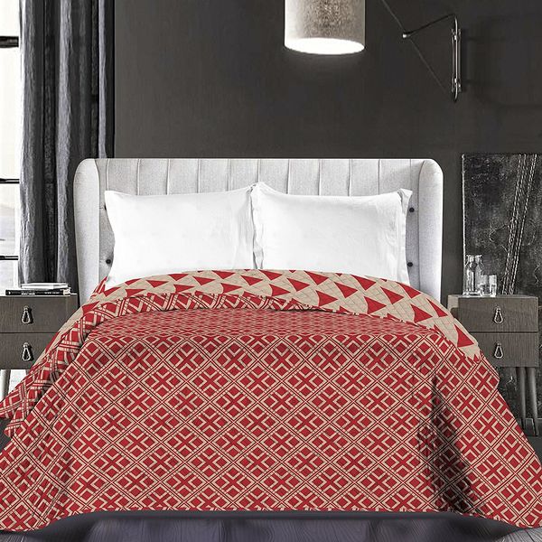 DomTextilu Luxusné béžové prehozy na posteľ obojstranné Šírka: 170 cm | Dĺžka: 210 cm 8001-21832