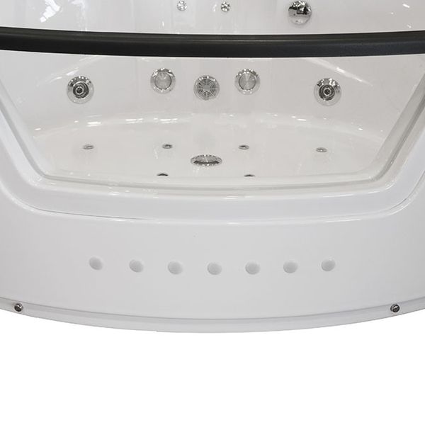 M-SPA - Kúpeľňová vaňa s hydromasážou biela PLUS 2-miestna 157 x 157 x 68 cm