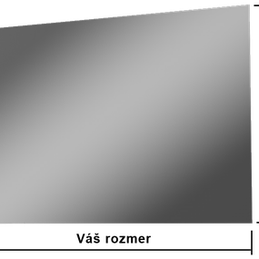 Zrkadlo TANJA na ráme ATYPxATYP - Osvetlenie HAL CHR 30, chróm, R7-60W